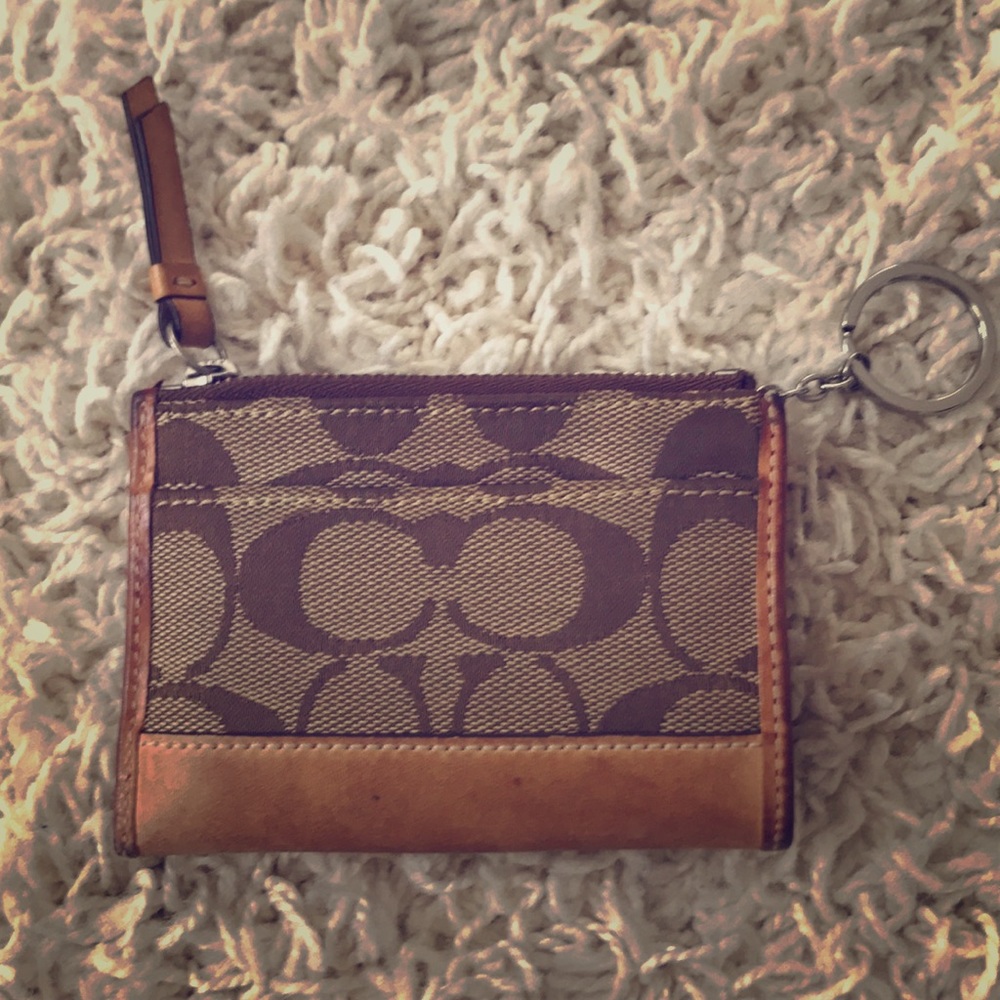 Coach Change Purse w/key ring